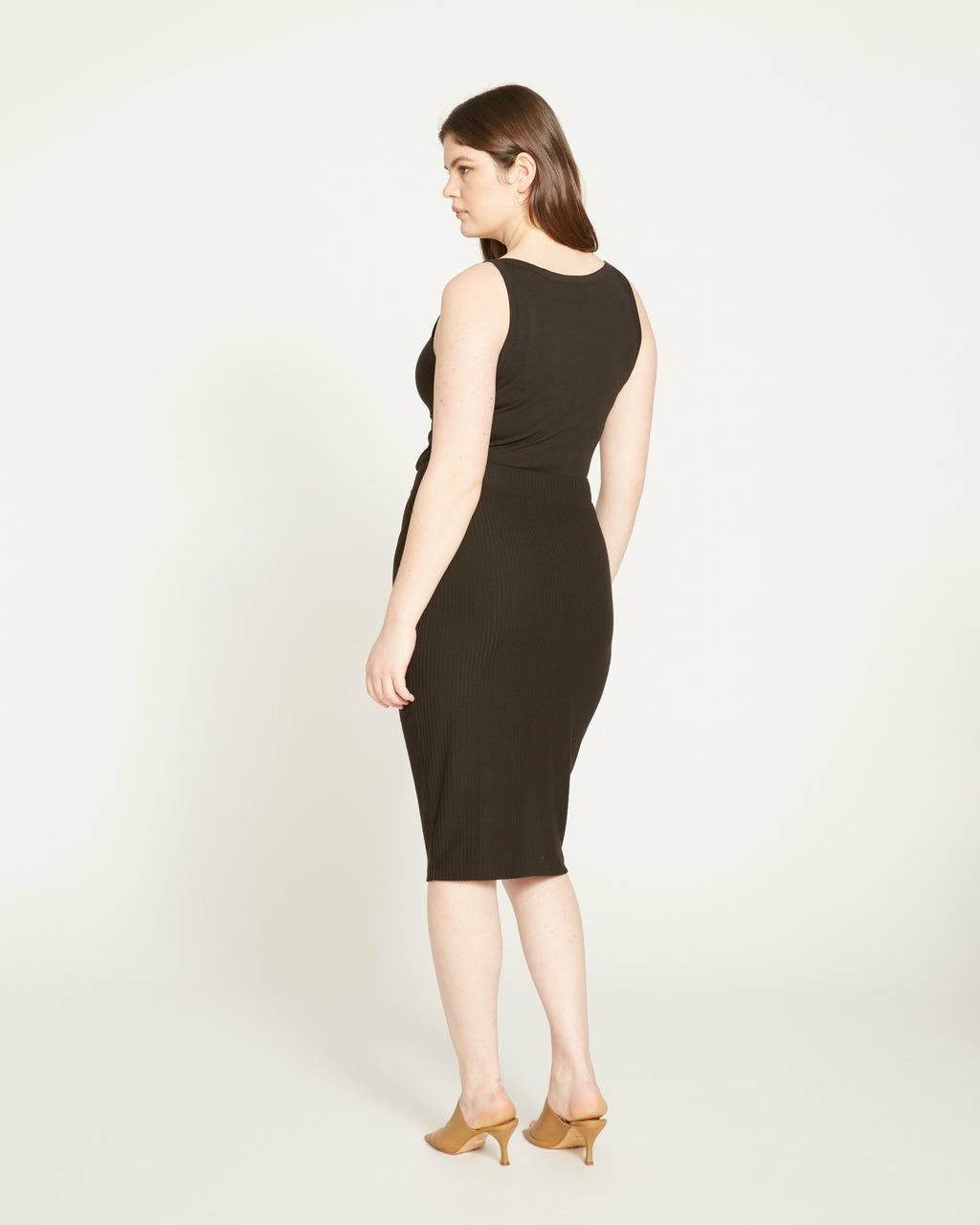 Le Bon Ribbed Skirt - Black | Universal Standard