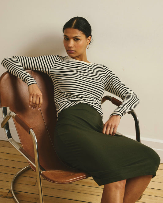 Danube Jersey Skirt - Nori | Universal Standard