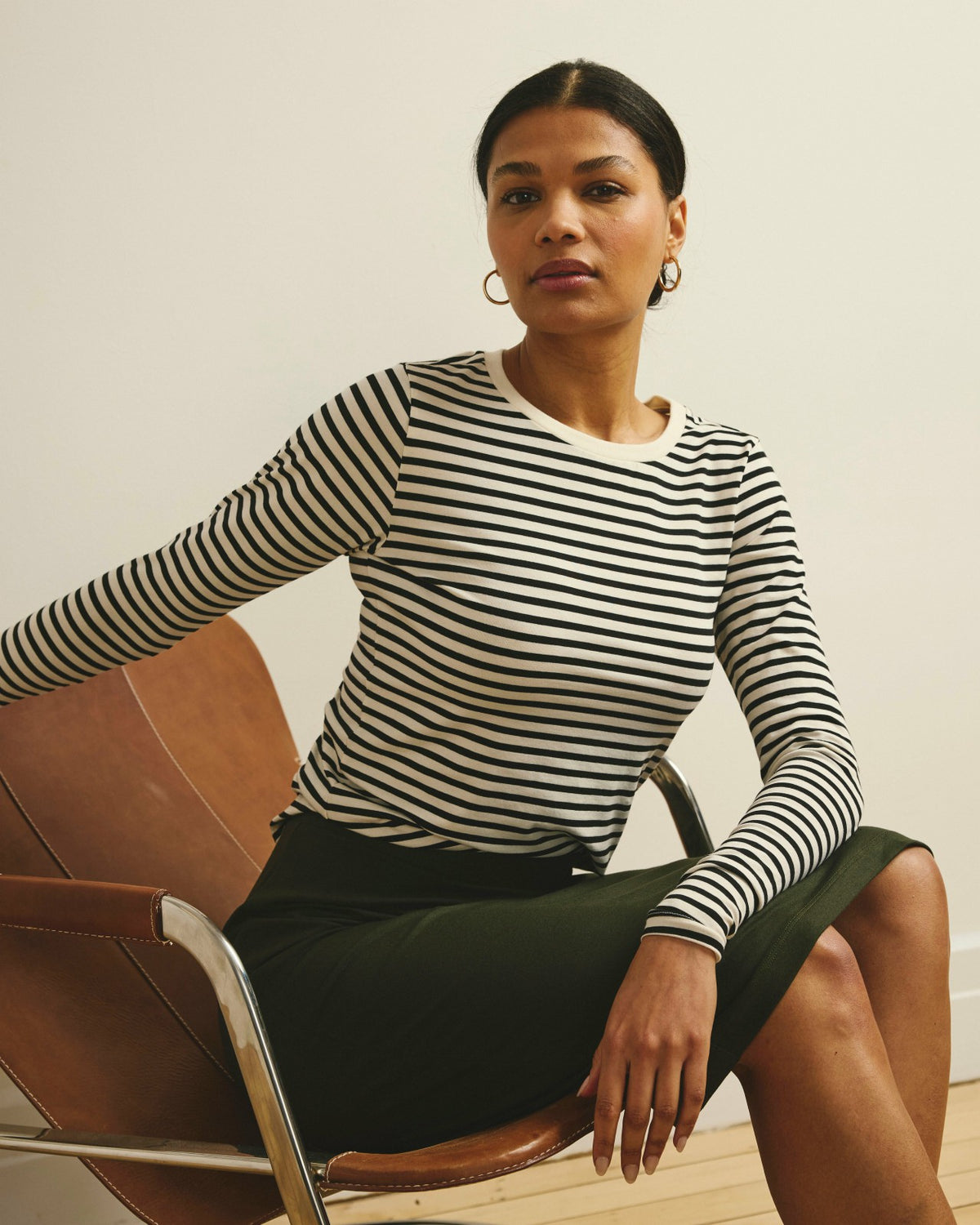 Danube Jersey Skirt - Nori | Universal Standard