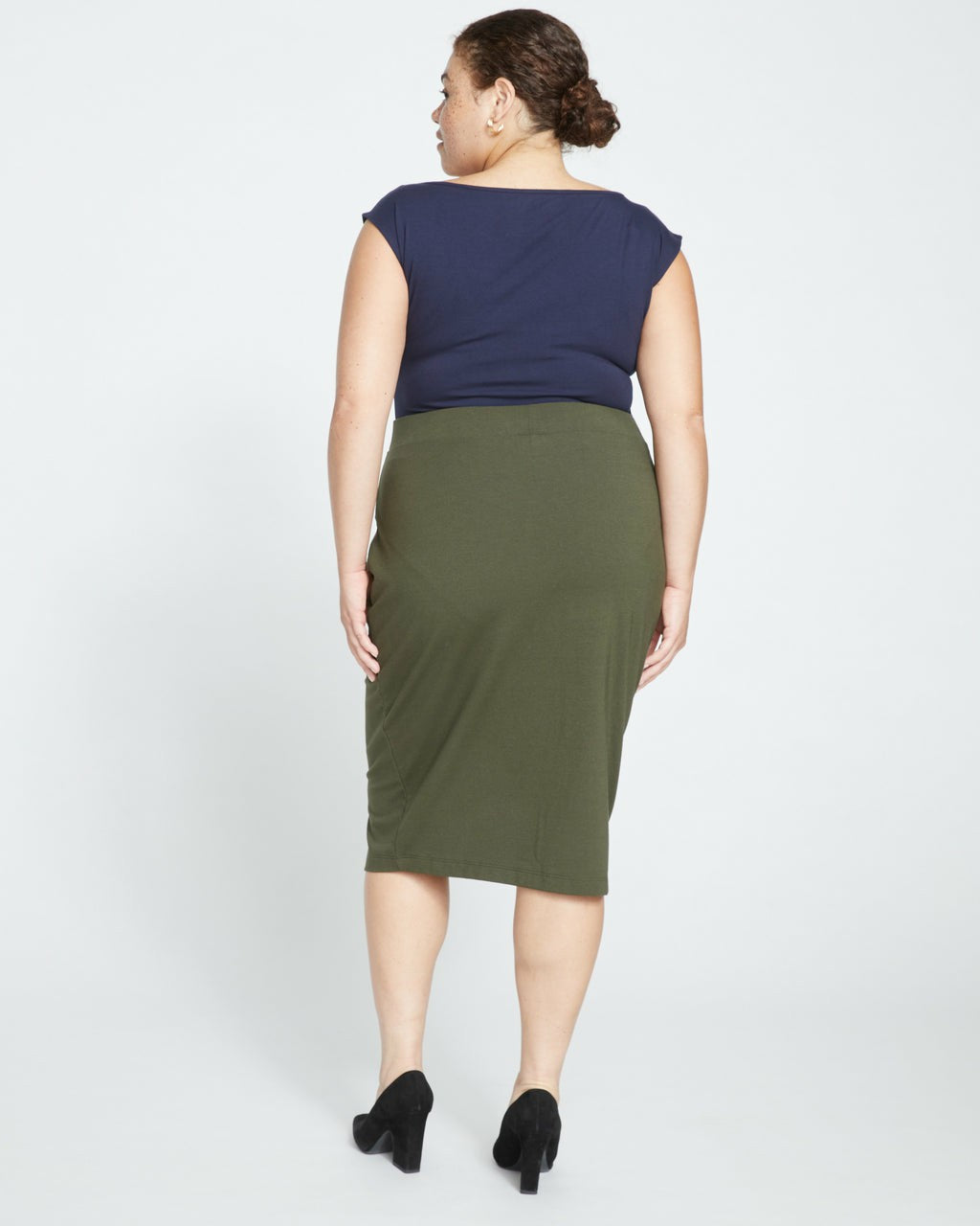Danube Jersey Skirt - Nori | Universal Standard