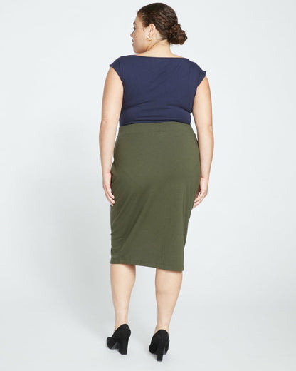 Danube Jersey Skirt - Nori | Universal Standard