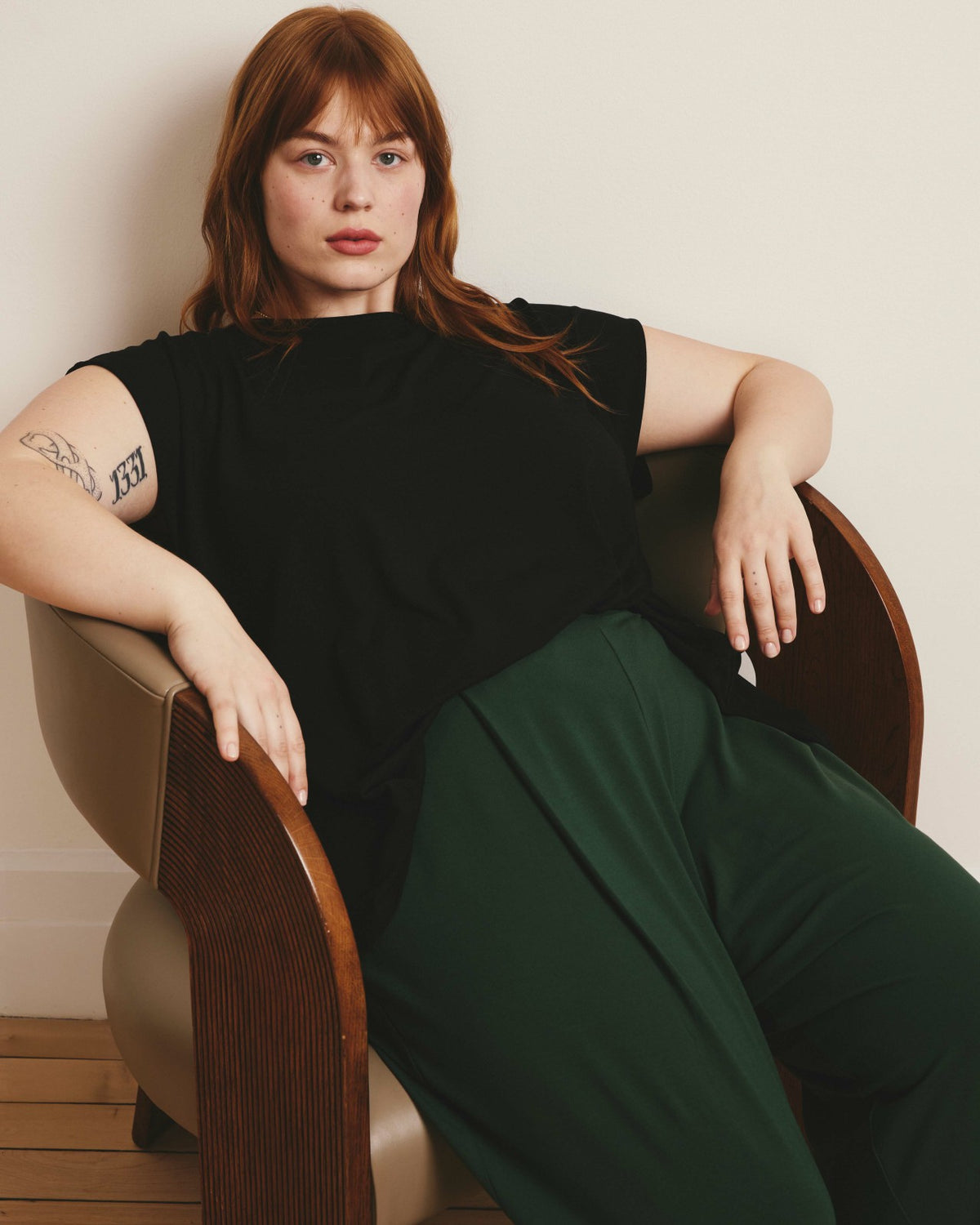 Lotti Jersey Culottes - Conifer | Universal Standard