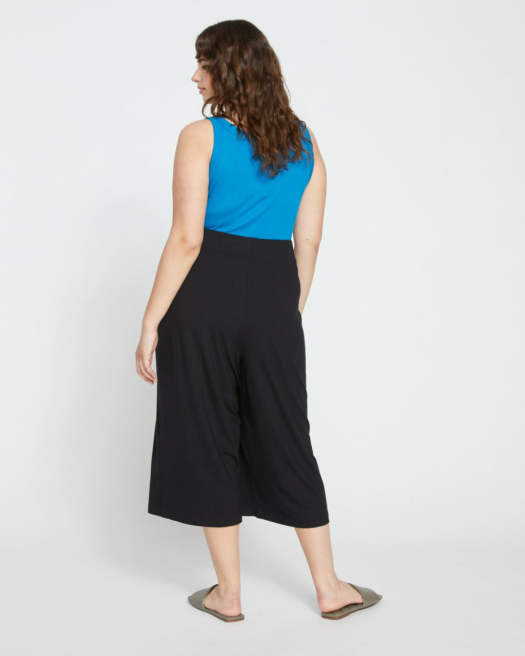 Lotti Jersey Culottes - Black | Universal Standard
