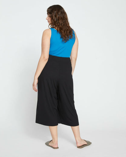 Lotti Jersey Culottes - Black | Universal Standard