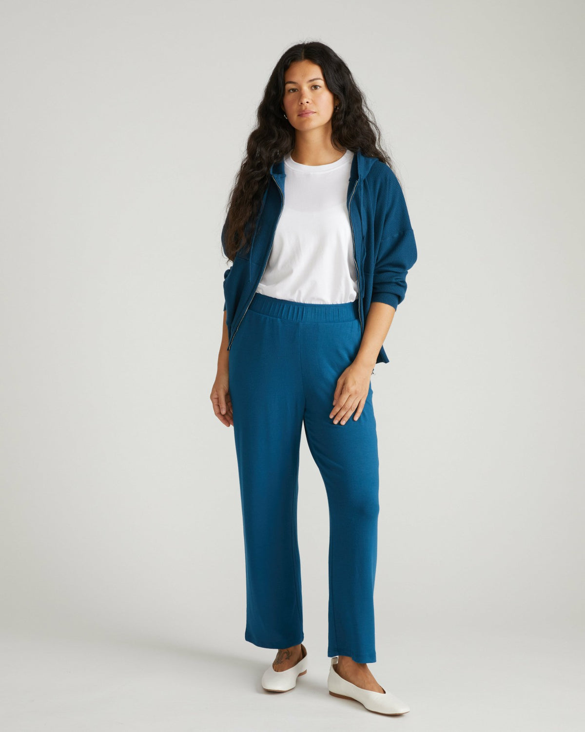 TravelKnit Relaxed Pants - Blue Teal | Universal Standard