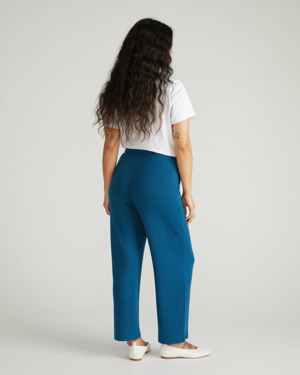 TravelKnit Relaxed Pants - Blue Teal | Universal Standard