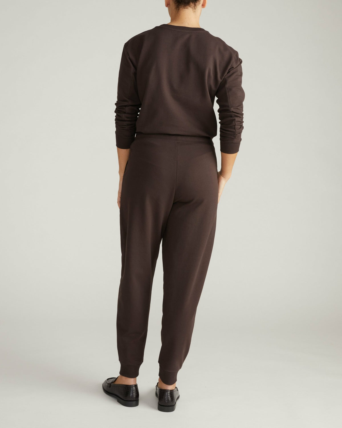 Selma French Terry Jogger - Deep Brown | Universal Standard