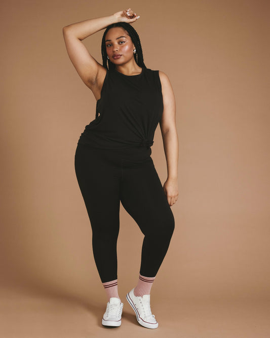 Next-to-Naked Cropped Pocket Legging - Deep Brown | Universal Standard