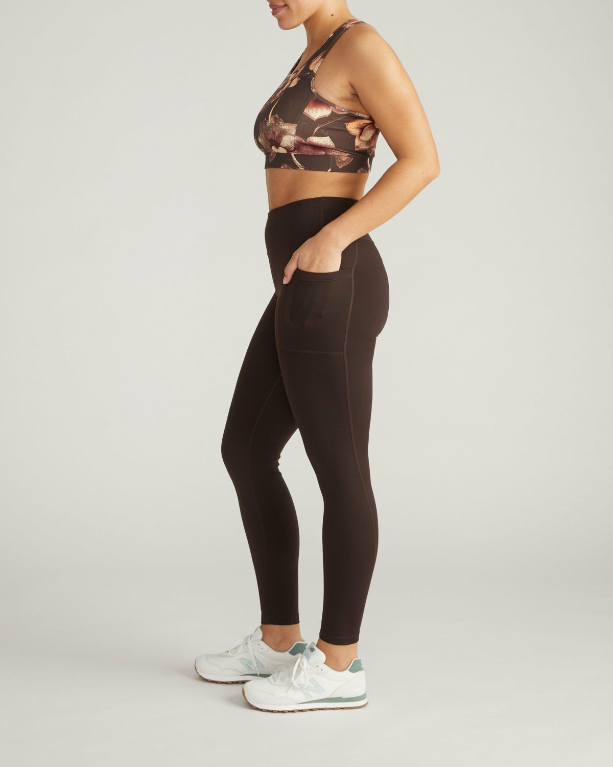 Next-to-Naked Pocket Legging - Deep Brown | Universal Standard