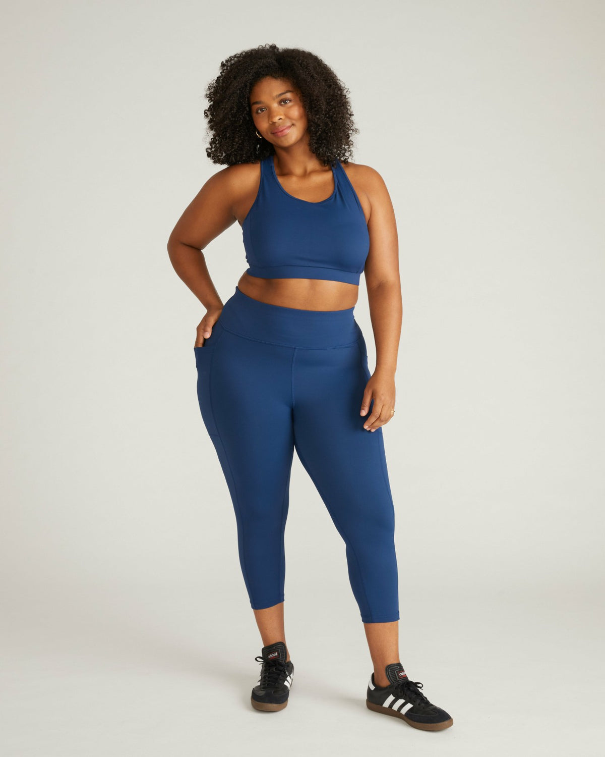 Next-to-Naked Cropped Pocket Legging - Pageant Blue | Universal Standard