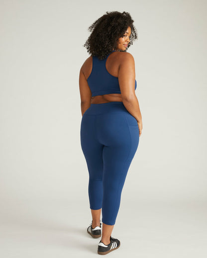 Next-to-Naked Cropped Pocket Legging - Pageant Blue | Universal Standard
