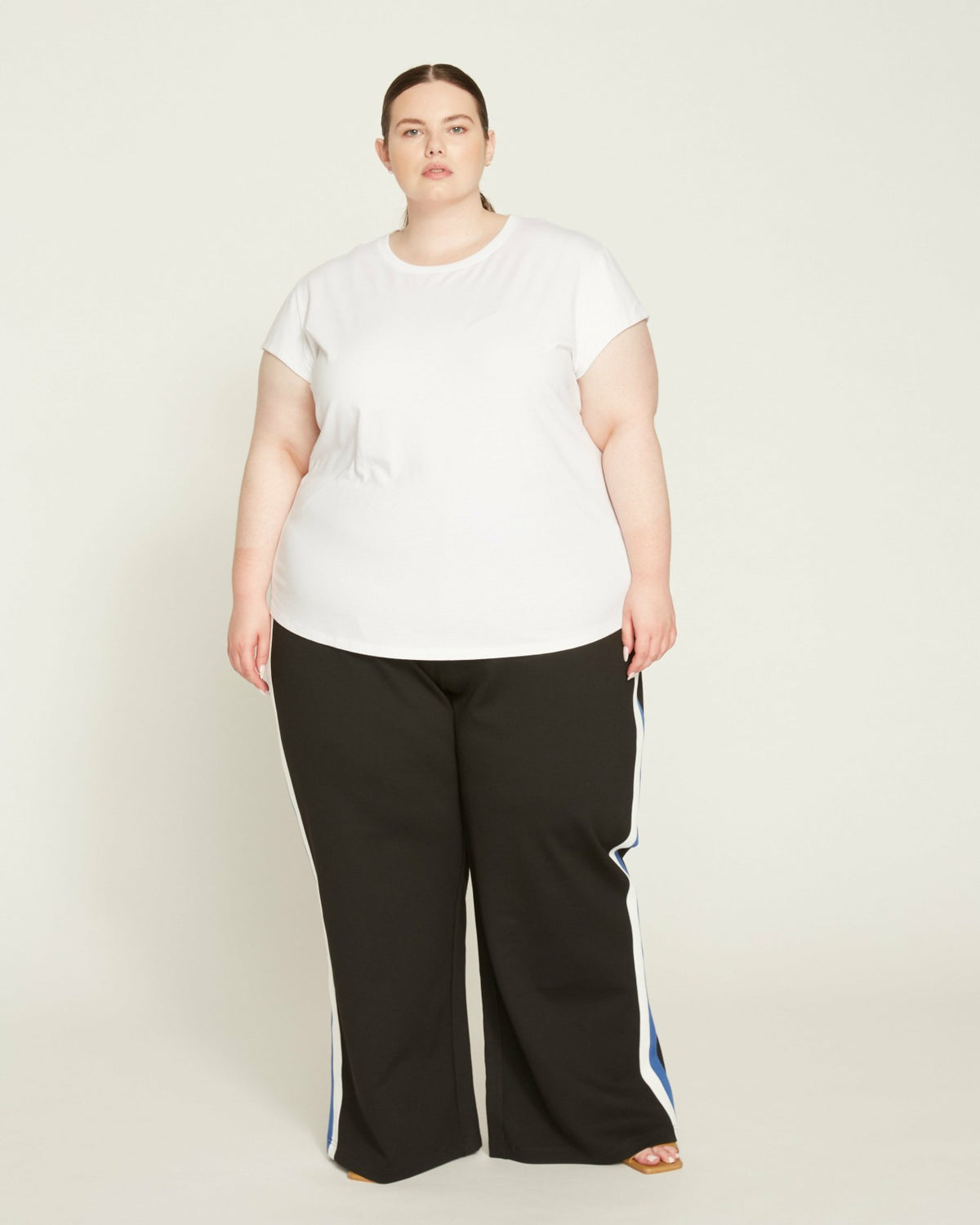 Ashley Cap Sleeve Tee - White | Universal Standard