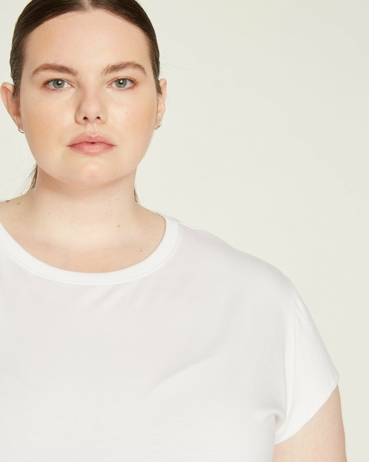 Ashley Cap Sleeve Tee - White | Universal Standard