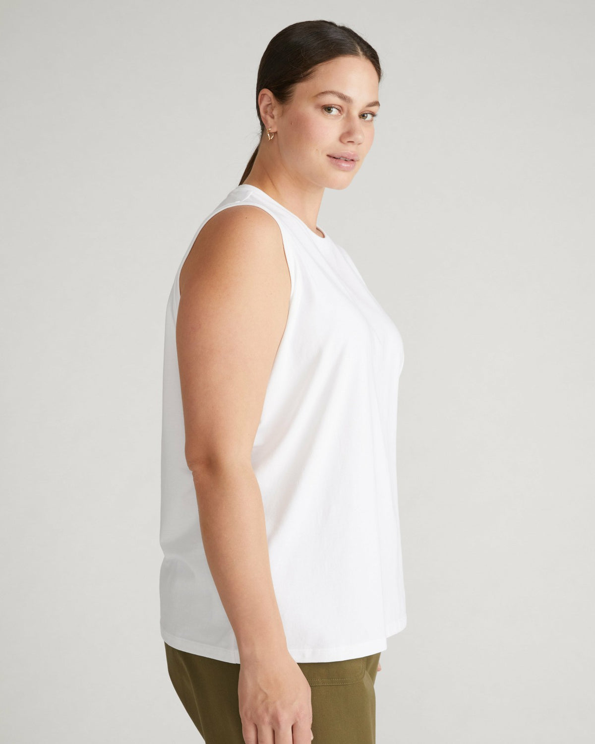 Patti Muscle Tank - White | Universal Standard