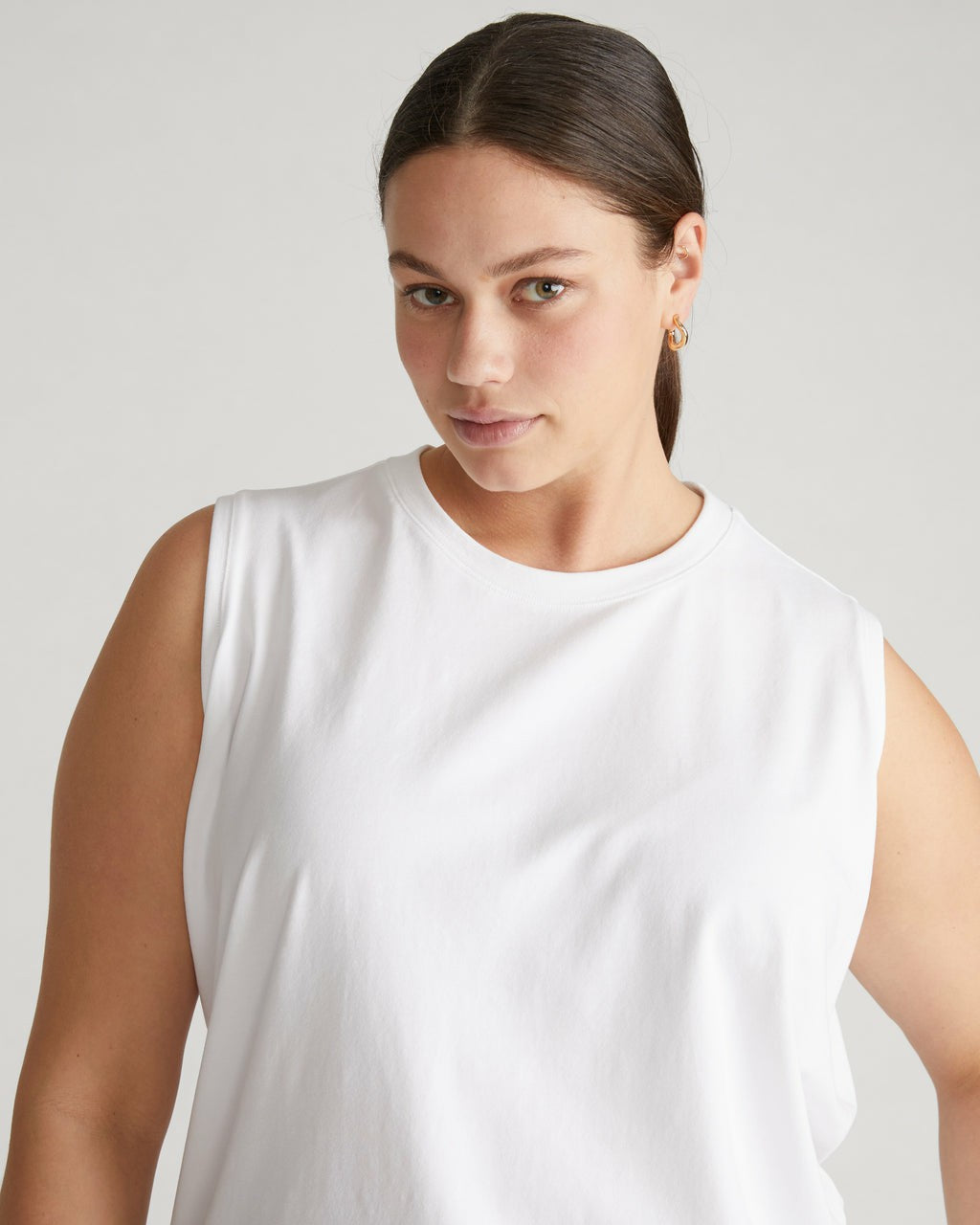 Patti Muscle Tank - White | Universal Standard