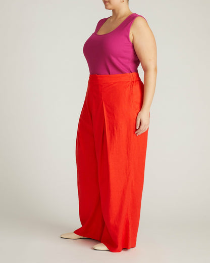 Daisy Ribbed Tank - Hyper Pink | Universal Standard