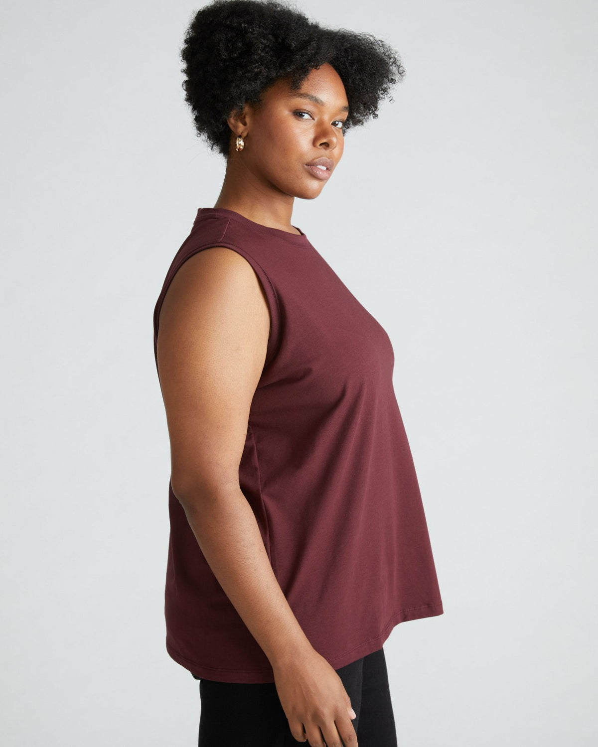 Patti Muscle Tank - Black Cherry | Universal Standard