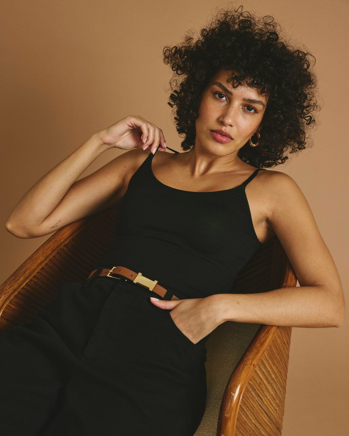 Cloud Rib Camisole - Black | Universal Standard
