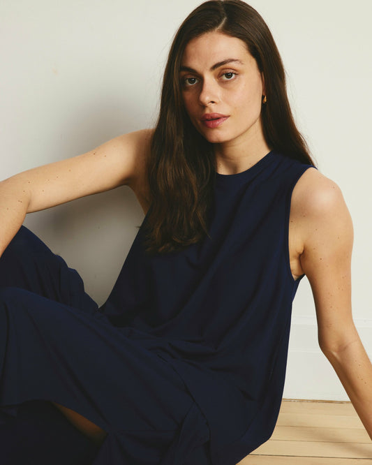 Heatwave Divine Jersey Flared Tank - Cenote | Universal Standard