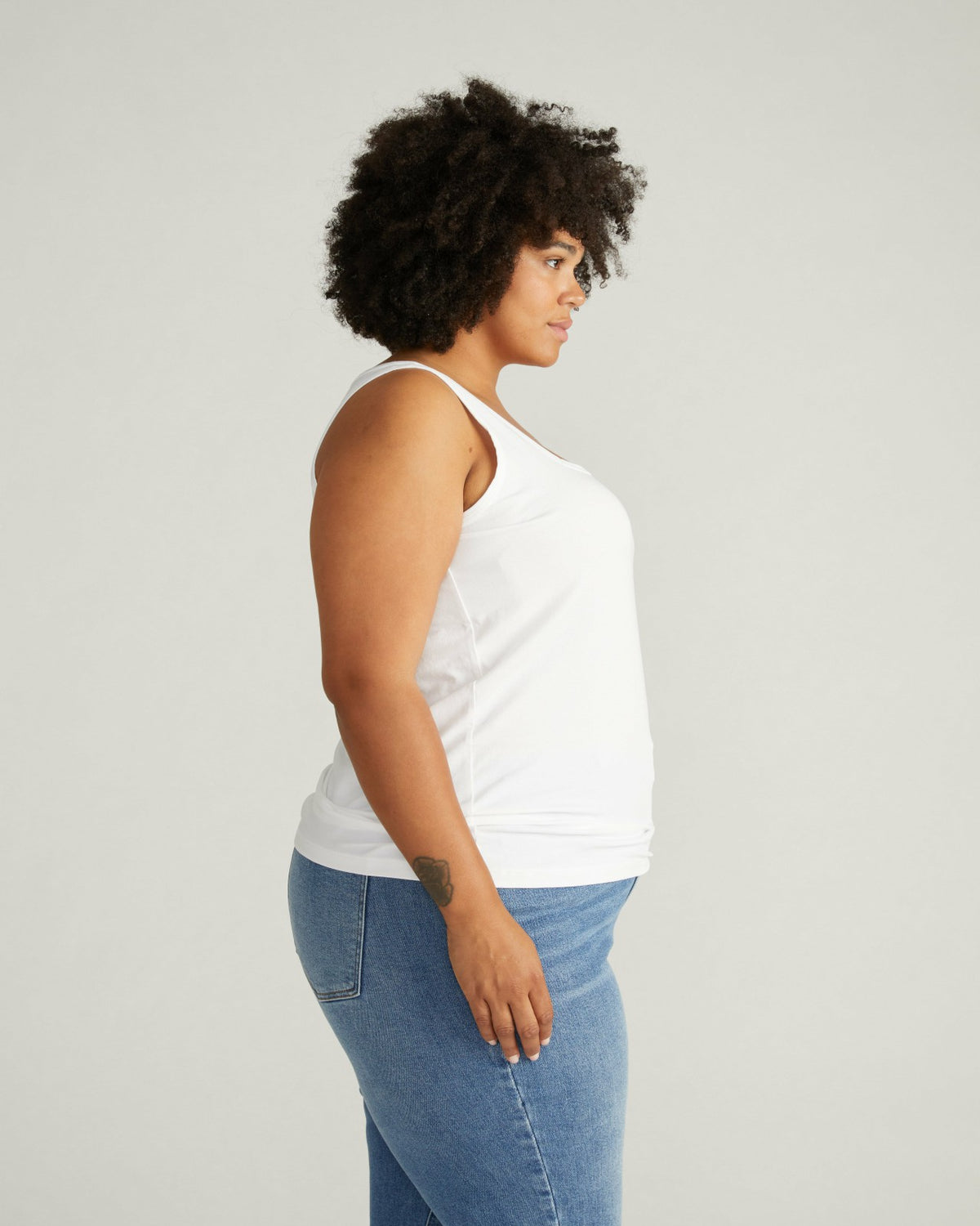 Square Neck Tank Top - White | Universal Standard