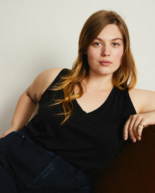 Light-As-Air Tank - Black | Universal Standard