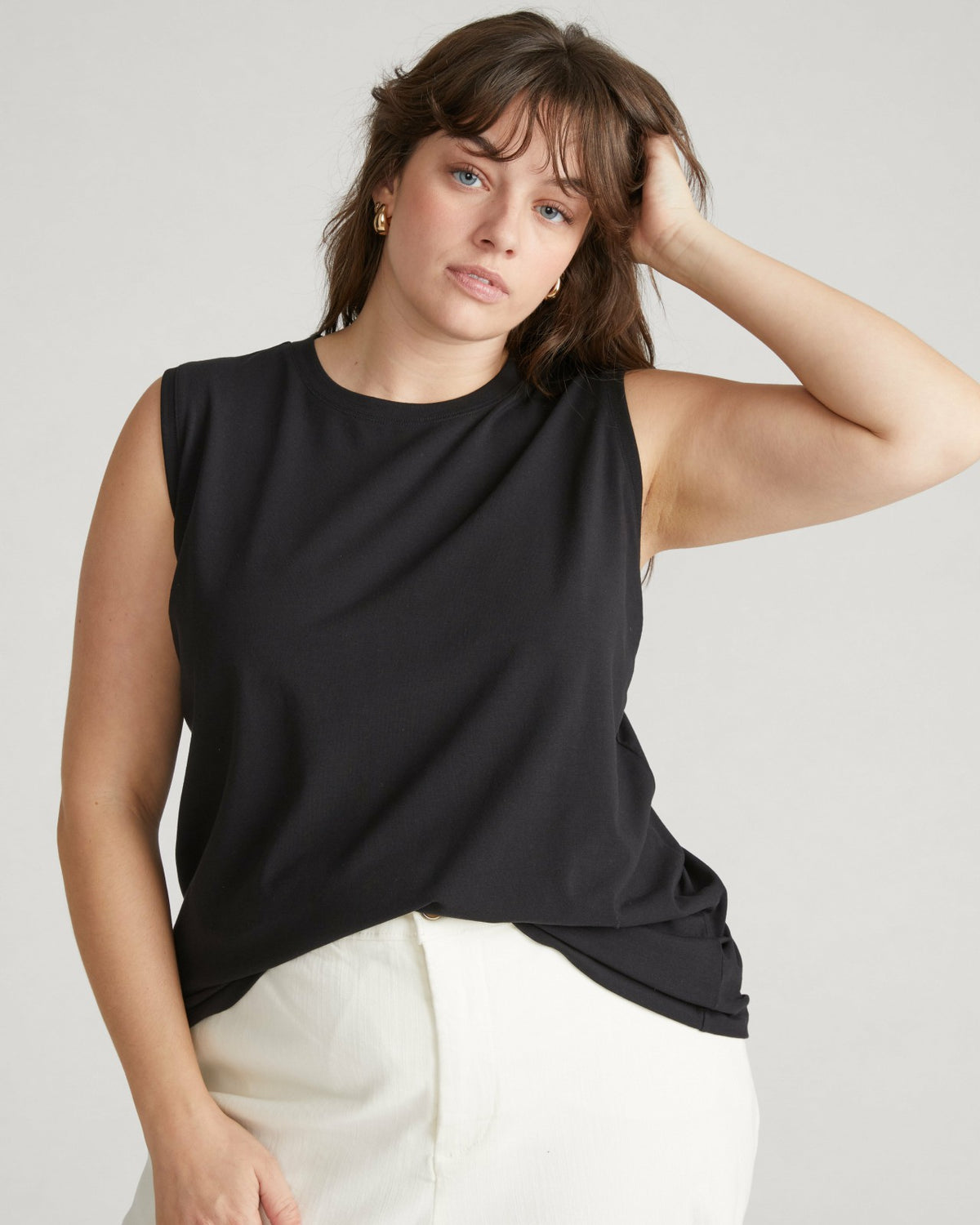 Patti Muscle Tank - Black | Universal Standard