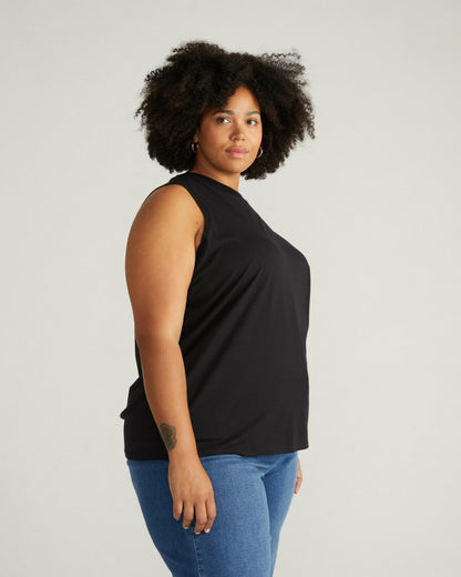 Patti Muscle Tank - Black | Universal Standard