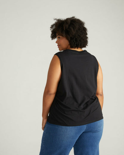 Patti Muscle Tank - Black | Universal Standard