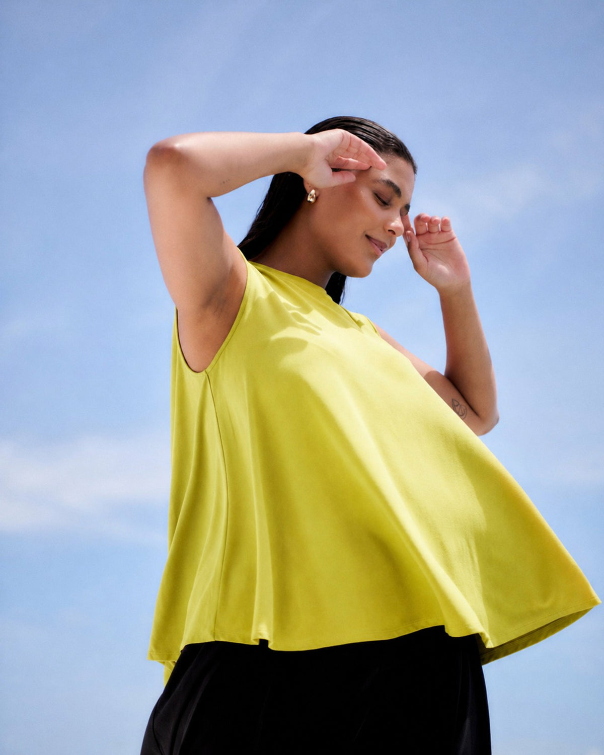 Heatwave Divine Jersey Flared Tank - Pomelo | Universal Standard