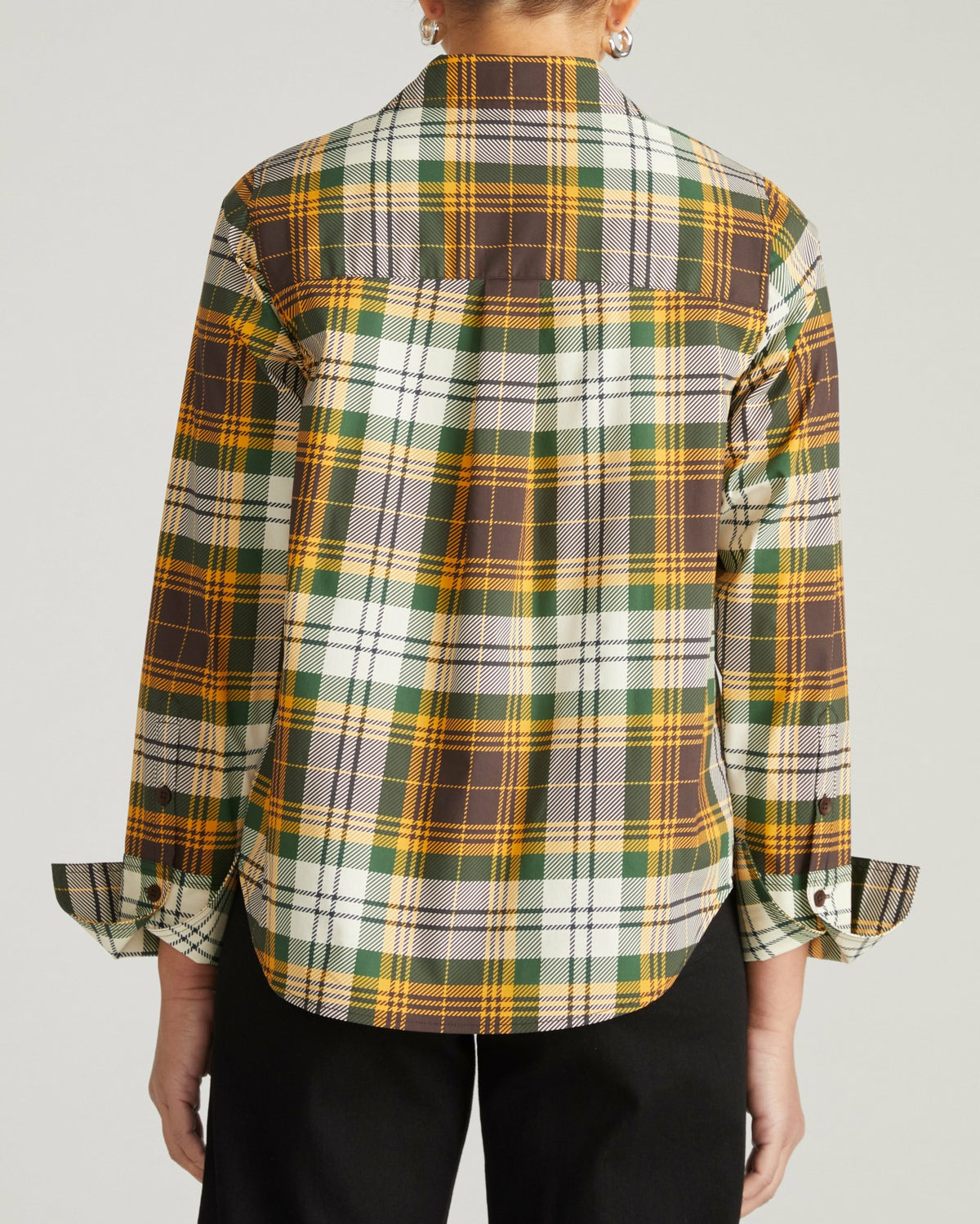 Henning x US Madison Shirt - Brown Plaid | Universal Standard