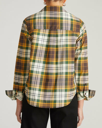 Henning x US Madison Shirt - Brown Plaid | Universal Standard