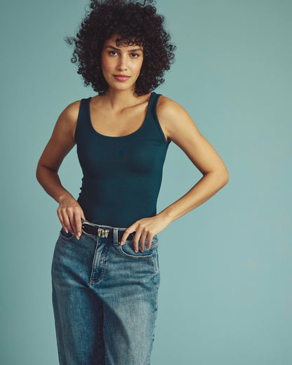 Cloud Rib Tank - Deep Sea | Universal Standard