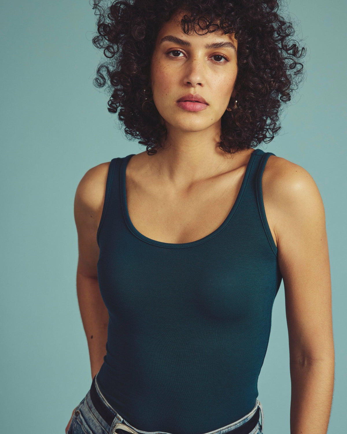 Cloud Rib Tank - Deep Sea | Universal Standard