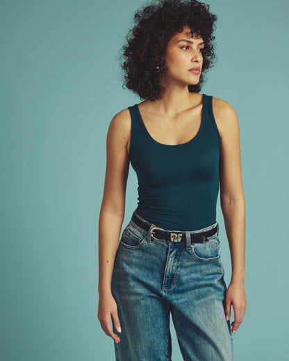 Cloud Rib Tank - Deep Sea | Universal Standard