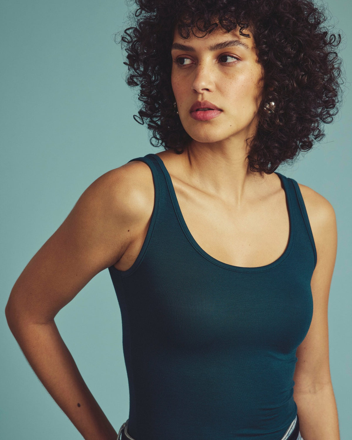 Cloud Rib Tank - Deep Sea | Universal Standard