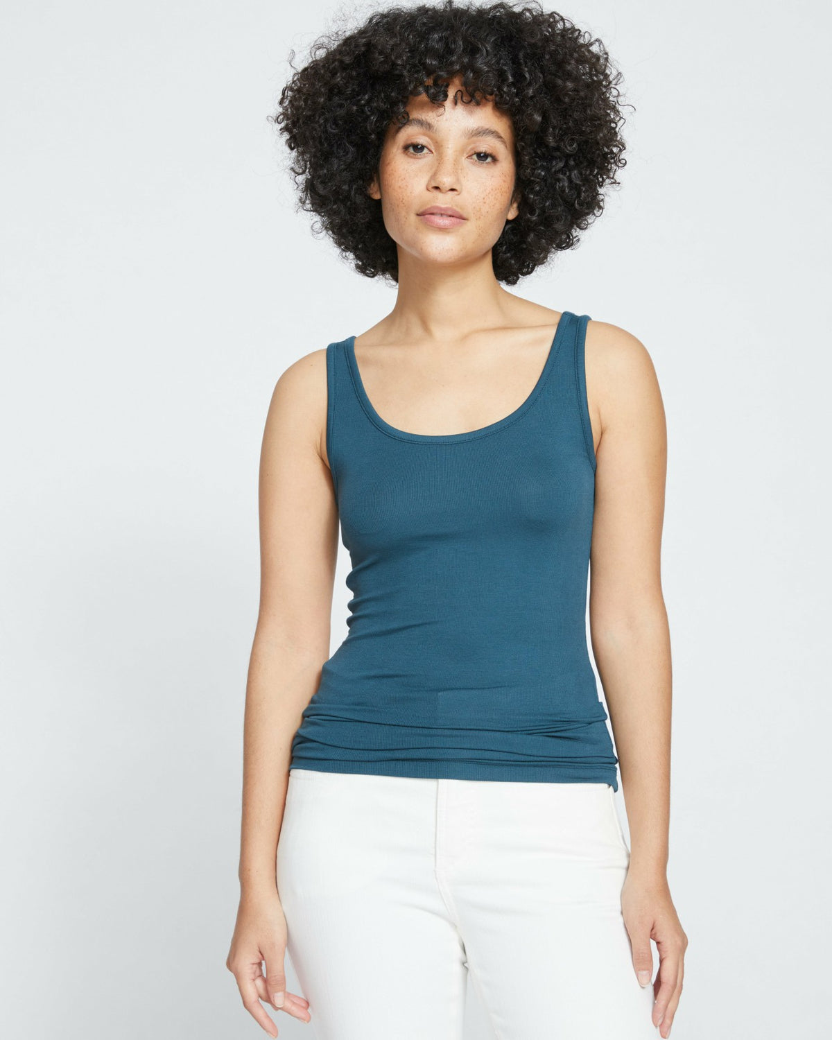 Cloud Rib Tank - Deep Sea | Universal Standard