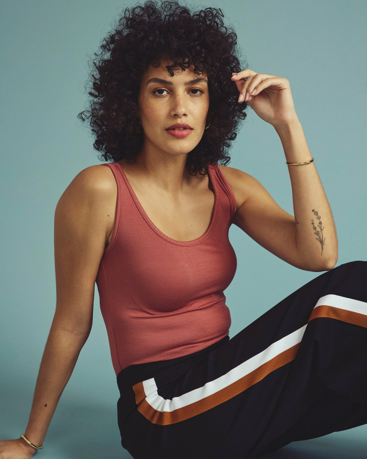 Cloud Rib Tank - Terracotta | Universal Standard