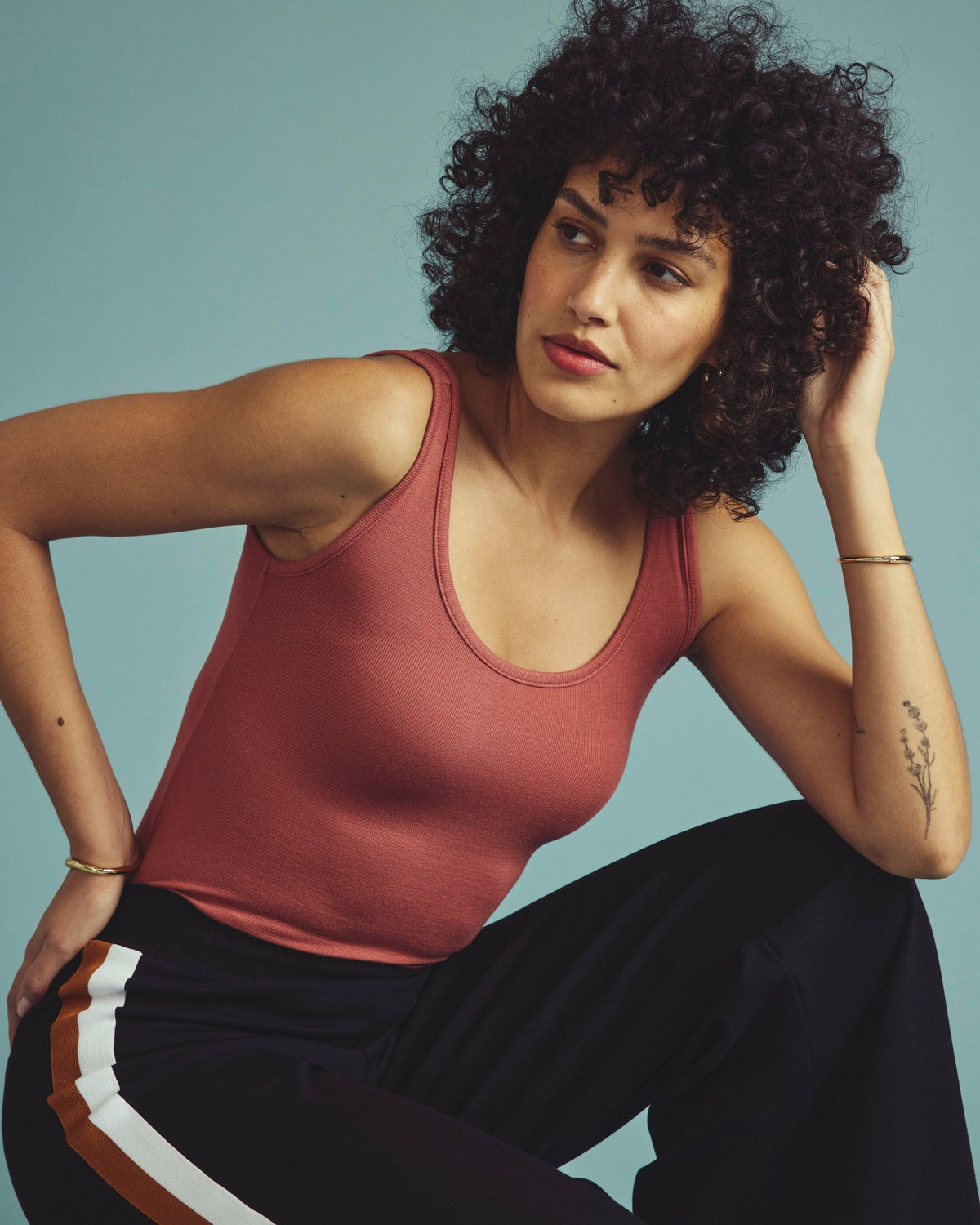 Cloud Rib Tank - Terracotta | Universal Standard