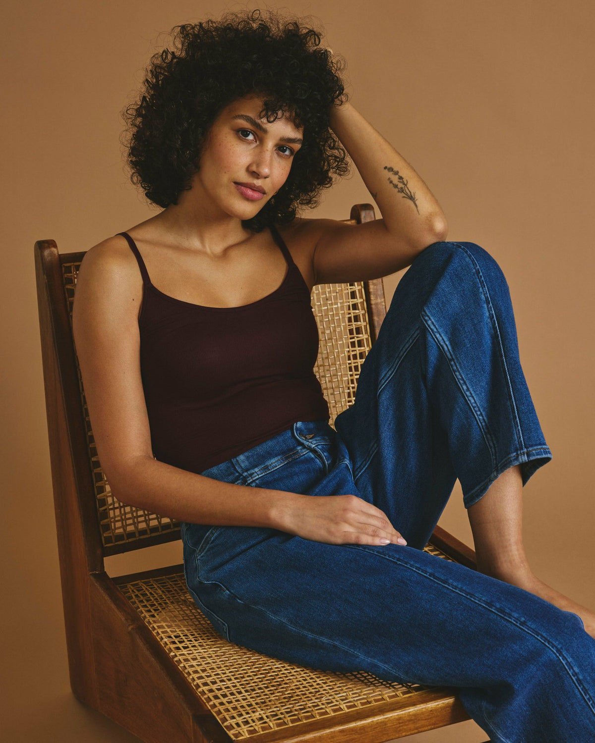 Cloud Rib Camisole - Black Cherry | Universal Standard