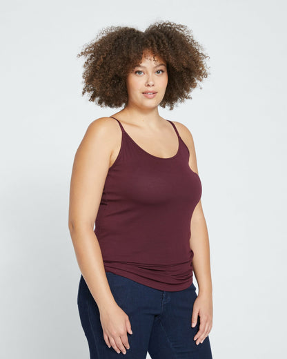 Cloud Rib Camisole - Black Cherry | Universal Standard