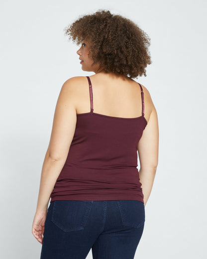 Cloud Rib Camisole - Black Cherry | Universal Standard