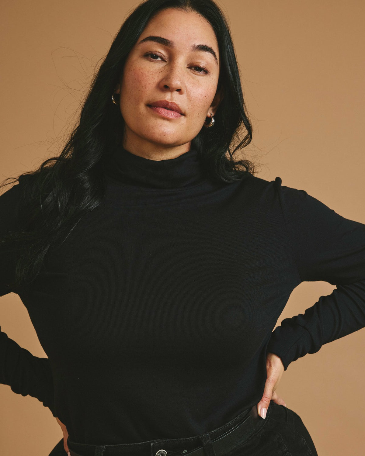 Cloud Rib Turtleneck - Black | Universal Standard