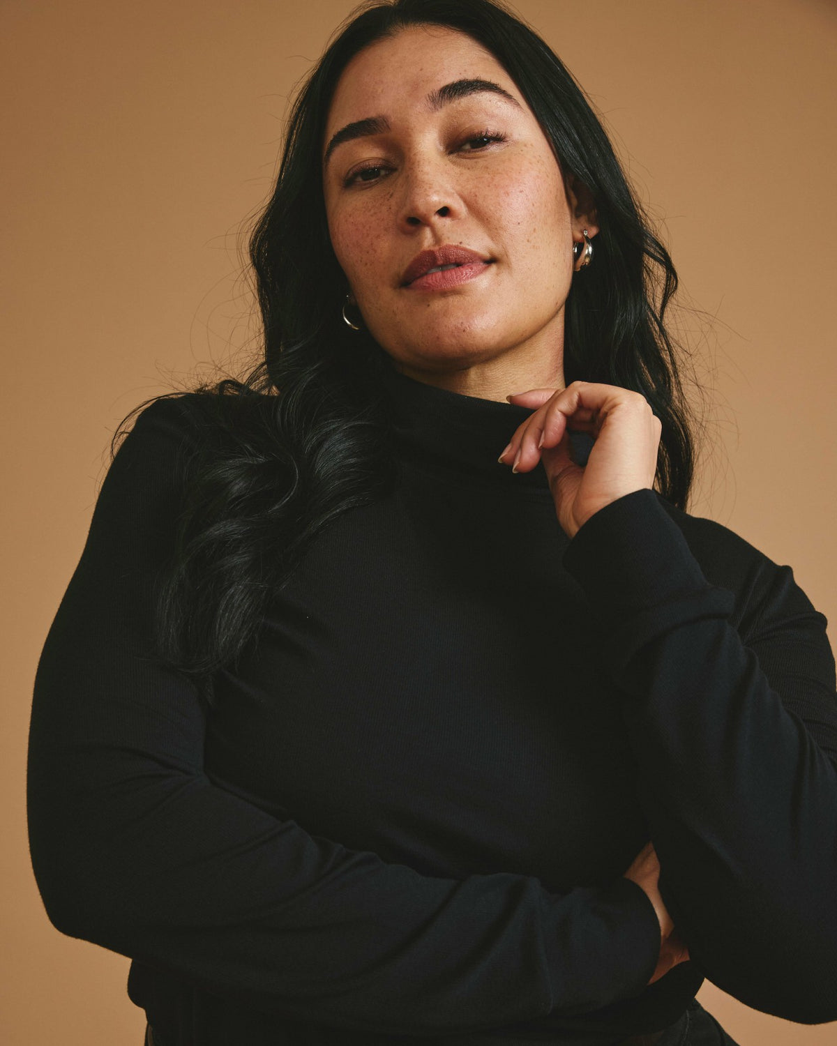 Cloud Rib Turtleneck - Black | Universal Standard