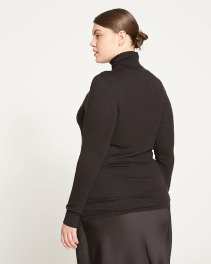 Cloud Rib Turtleneck - Black | Universal Standard