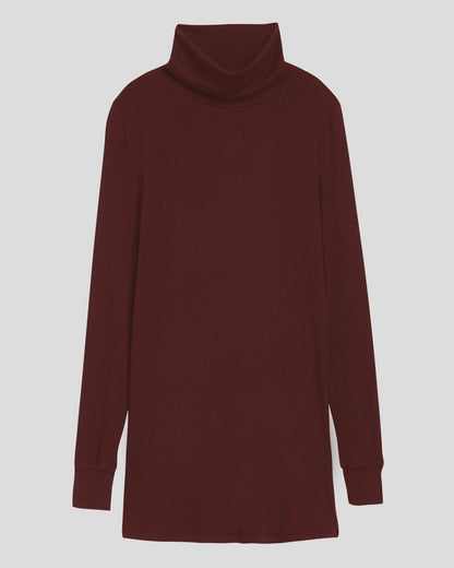 Cloud Rib Turtleneck - Black Cherry | Universal Standard
