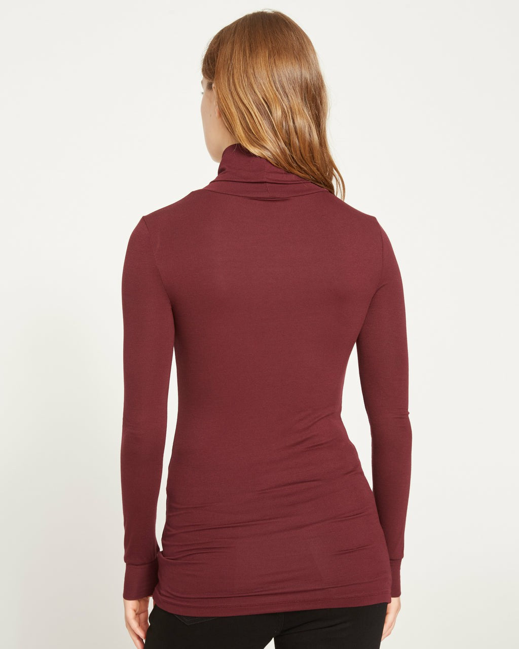 Cloud Rib Turtleneck - Black Cherry | Universal Standard