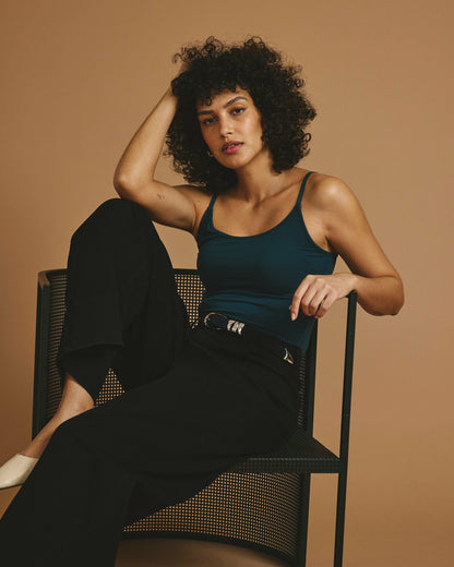 Cloud Rib Camisole - Deep Sea | Universal Standard
