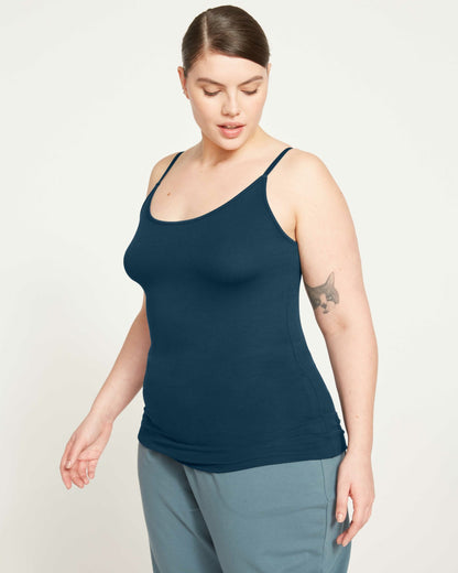 Cloud Rib Camisole - Deep Sea | Universal Standard