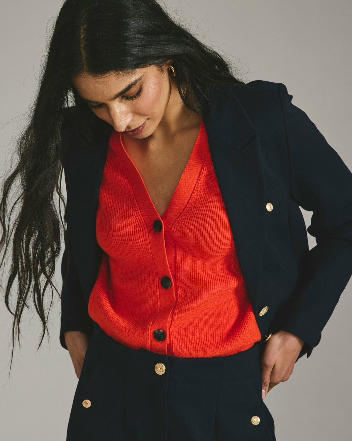 Better-Than-Wool Cardigan - Orange Flame | Universal Standard