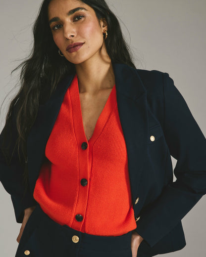 Better-Than-Wool Cardigan - Orange Flame | Universal Standard